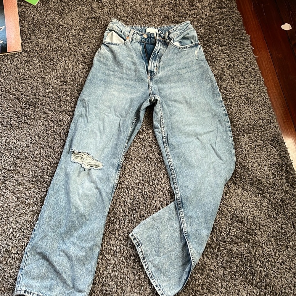 H&M wide leg jeans